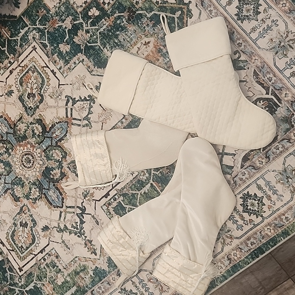 Set of 5 Christmas stockings
